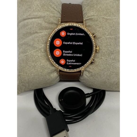 Fossil Gen 4 Authentic Digital Dial Smart Watch Custom Band FTW6011 ZA791 - Picture 1 of 12